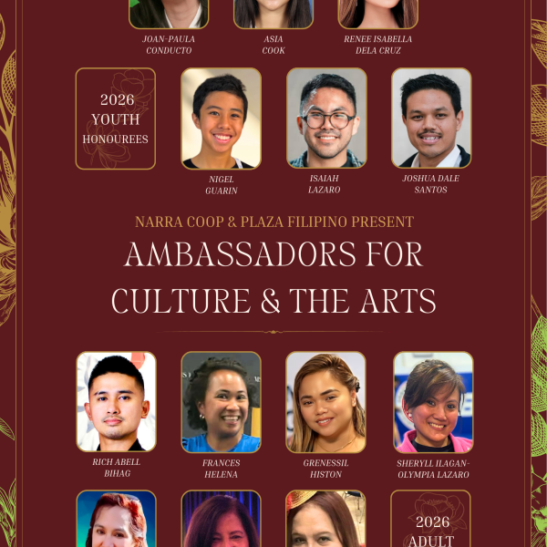Pamana Ball Recognition Night: Ambassador for Culture and the Arts 2026